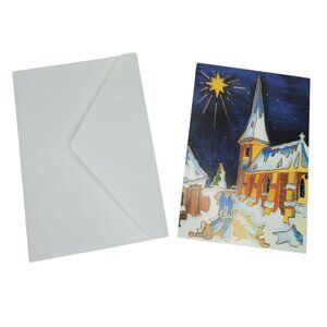 The Night Before Christmas #813 Greeting Card by Tom Yendell – Mouth & Foot